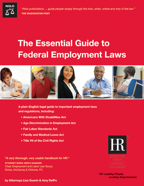 Cover image for The Essential Guide to Federal Employment Laws